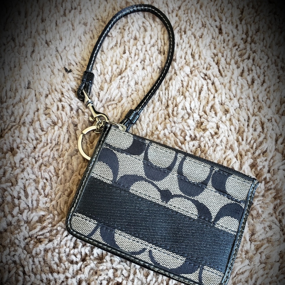 Coach Signature Wristlet